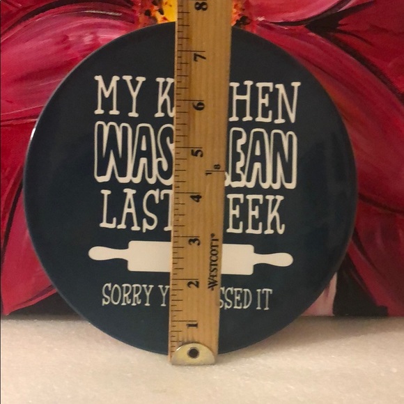 Whimsical Ceramic Trivet 8" - Picture 7 of 7